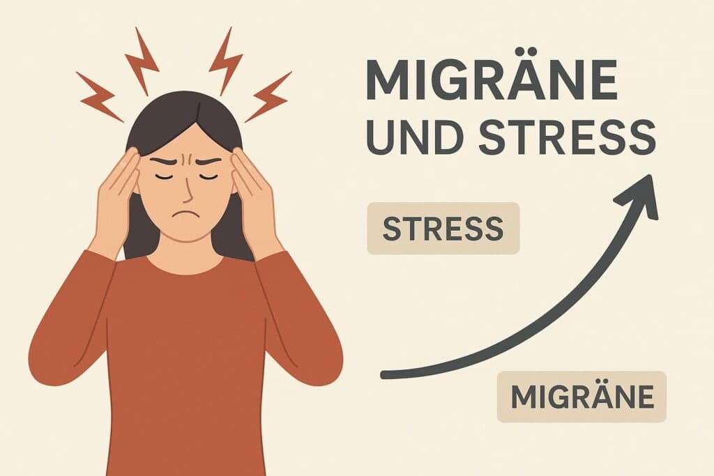 Kopfschmerzen durch Stress Ursachen Infografik
